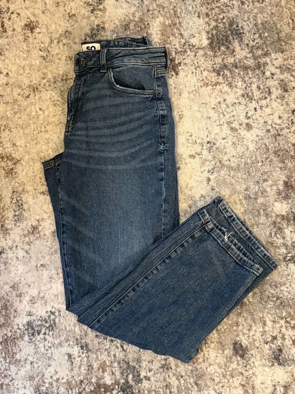SO Dark Blue Straight Jeans